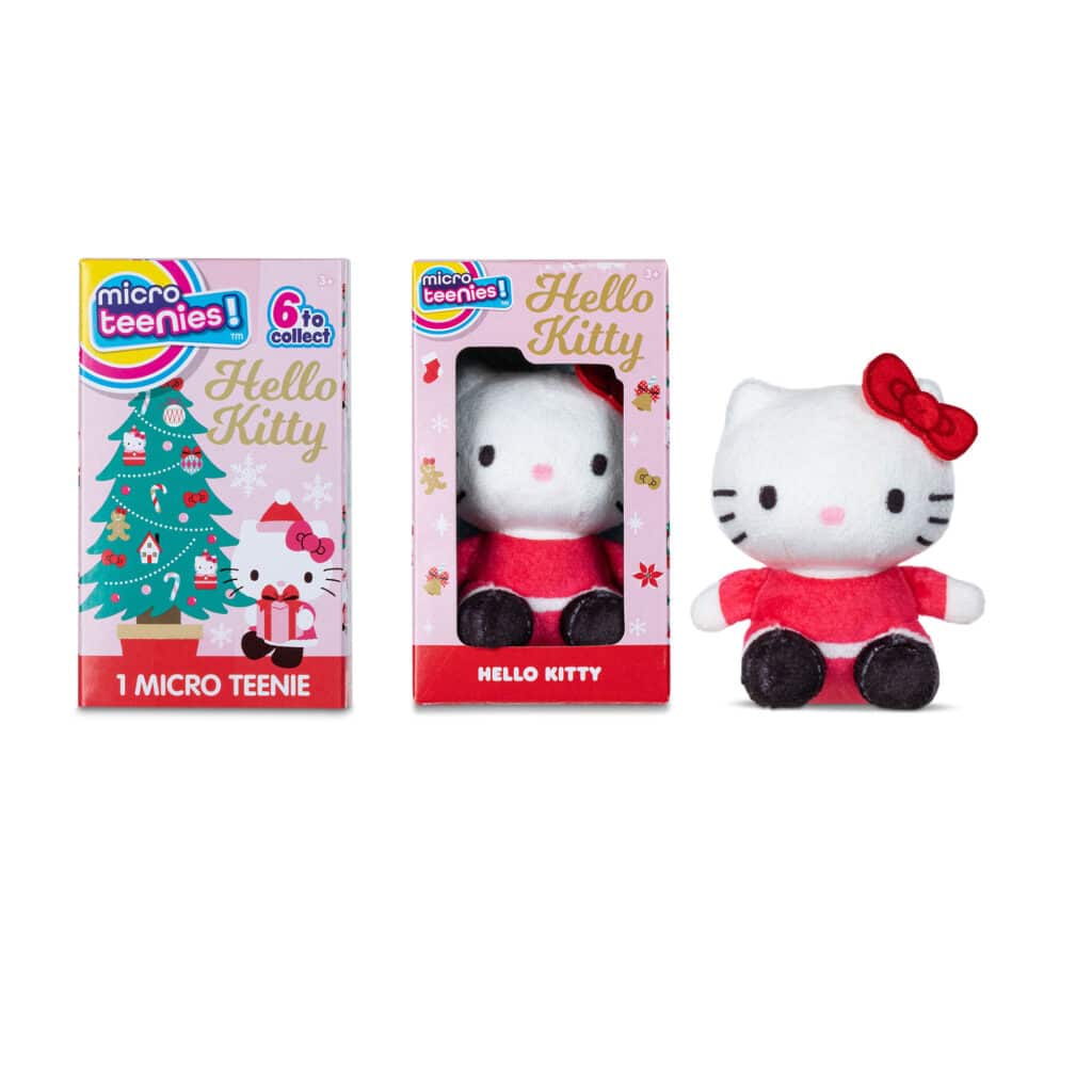 Holiday Hello Kitty from the Micro Teenies Hello Kitty & Friends Holiday Stocking Stuffer Assortment