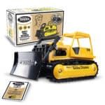 Tonka Retro Bull Dozer in and out of packaging