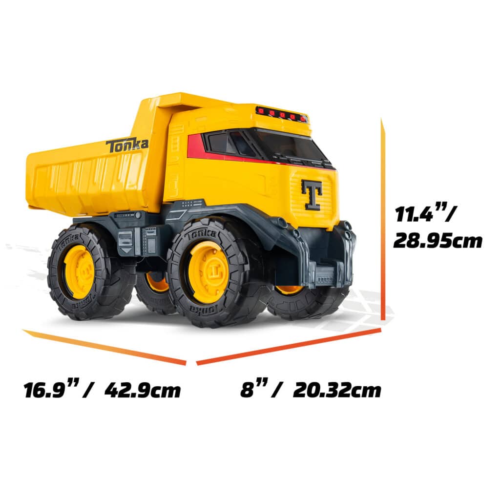 Tonka - Next Gen Mighty Dump Truck size dimensions