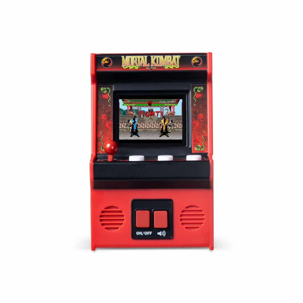 Front photo of Arcade Classics Mortal Kombat Handheld Arcade Game