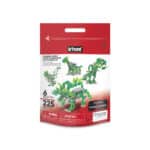 The front of the packaging for the K'NEX Dynamic Dinos 6-in-1 Building Set