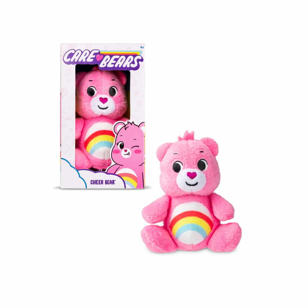 Micro Teenies - Care Bears - Cheer Bear in and out of packaging