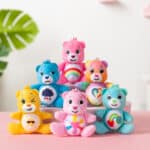 Display of all the bears from the Micro Teenies Care Bears Assortment - Tiny Collectible Plush!