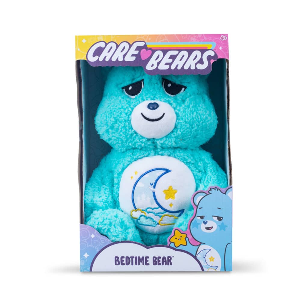 Care Bears Medium Cozy Bedtime Bear Plush in packaging