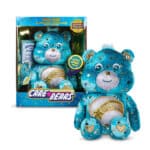 Care Bears - 14" Medium Plush - Collector's Edition Wish Bear in and out of packaging