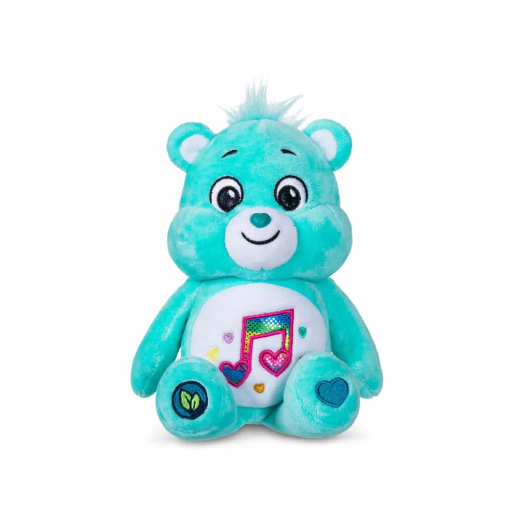 Front photo of the Care Bears - 9" Fun Size Sparkle Plush - Heartsong Bear