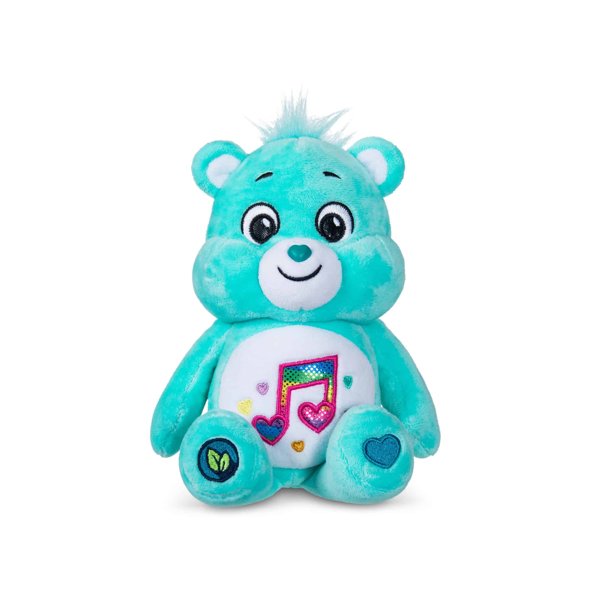 Front photo of the Care Bears - 9" Fun Size Sparkle Plush - Heartsong Bear