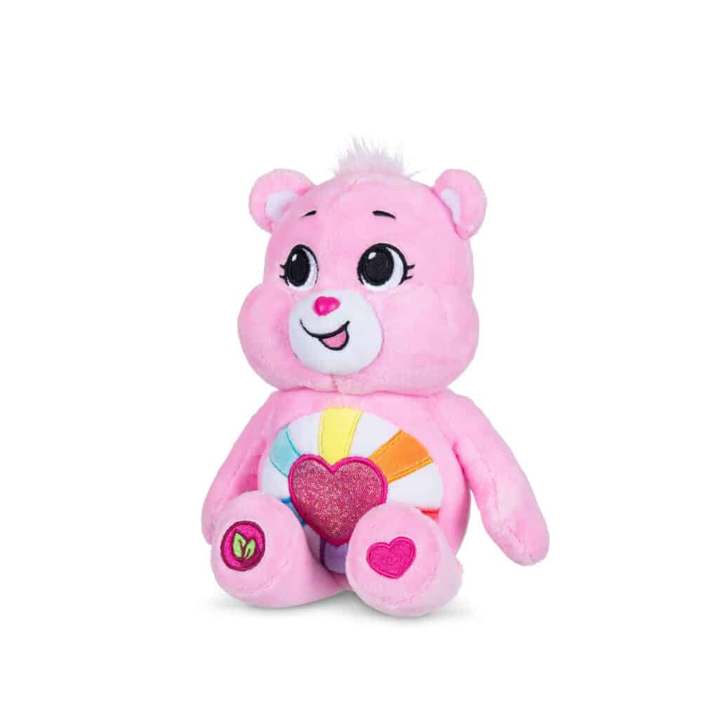 Side view photo of the Hopeful Heart Bear from the Sparkle Fun Sized Collection