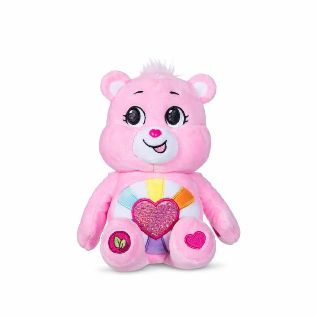 Front Facing photo of the Hopeful Heart Bear from the Sparkle Fun Sized Collection