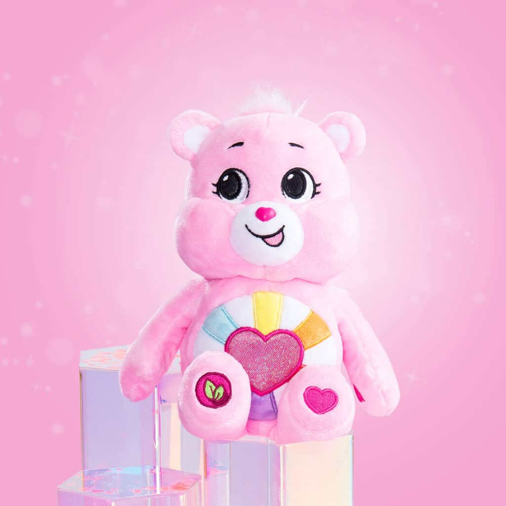 Care Bears Sparkle fun sized Hopeful Heart Bear