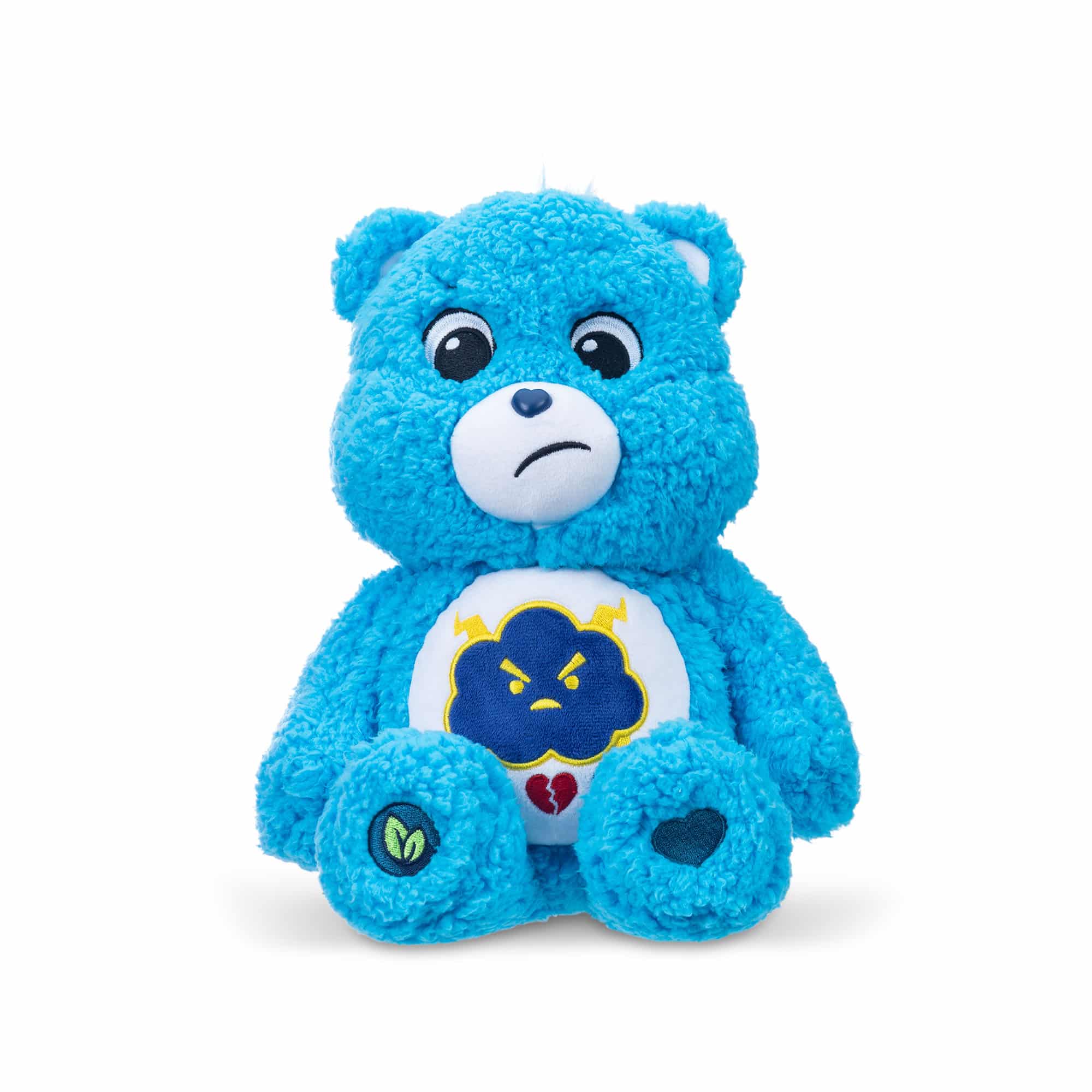 Front facing photo of the Care Bears Medium Cozy Grumpy Bear Plush