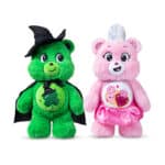 Love-a-Lot Bear as Glinda and Good Luck Bear as Elphaba included in the Care Bears x Wicked 2-Pack Boxed Set