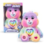 Care Bears Medium Cozy Togetherness Bear Plush in and out of packaging