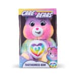 Front view of Care Bears Medium Cozy Togetherness Bear Plush in packaging