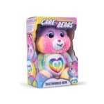 Side view of Care Bears Medium Cozy Togetherness Bear Plush in packaging