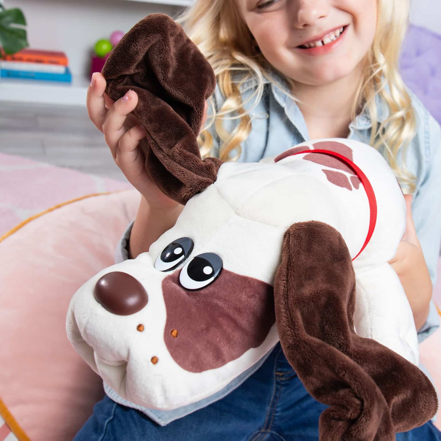 Pound Puppies Classic, Classic 80's Collection with Posable Ears, Cream ...