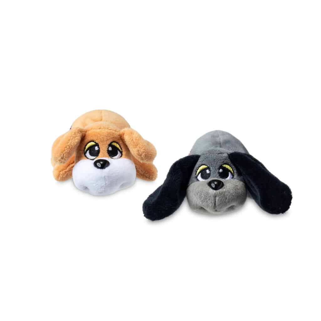 Front photo of the Mini Classics, Pound Puppies Mini 2-Pack, Tan & Gray