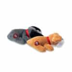 Side Photo of the Mini Classics, Pound Puppies Mini 2-Pack, Tan & Gray