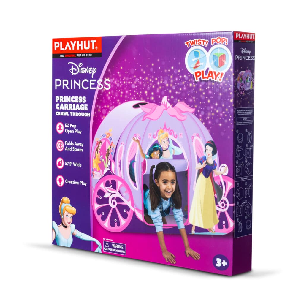 Playhut Disney Princess Carriage Crawl Through in packaging