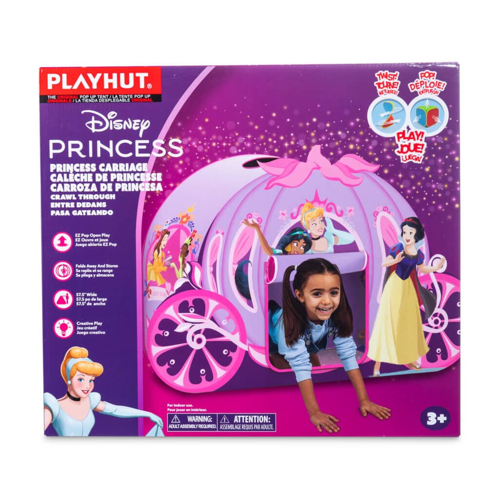 Playhut Disney Princess Carriage Crawl Through in packaging