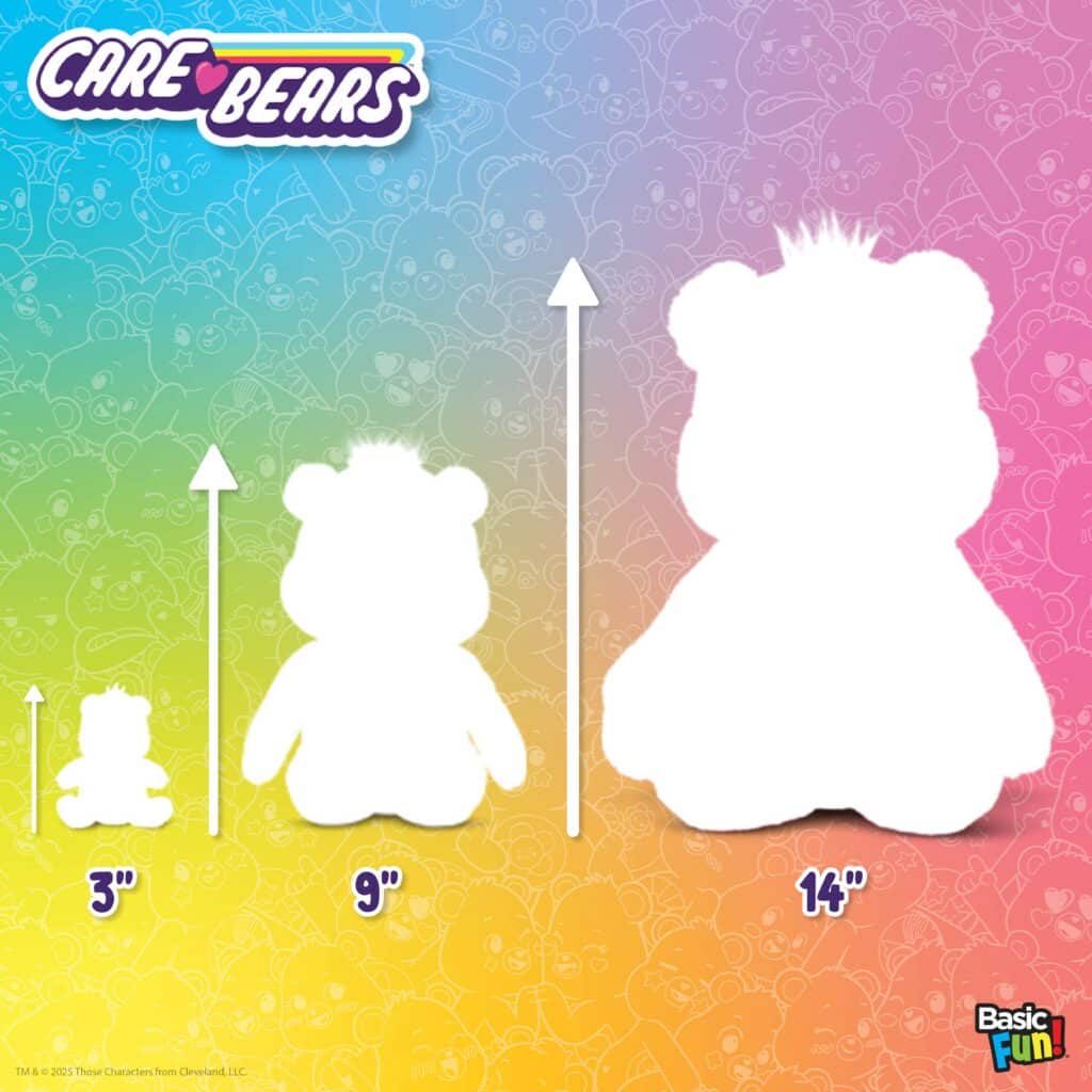 Care Bears Size Scale