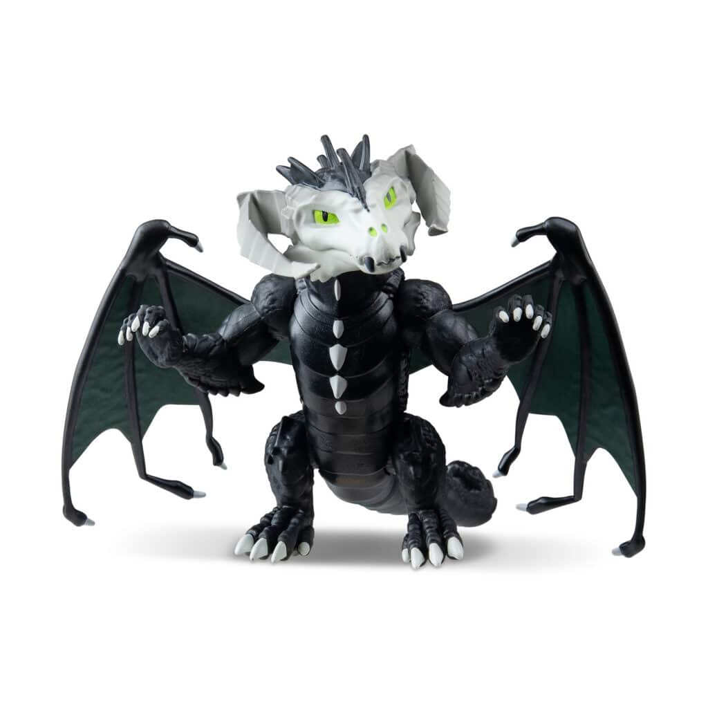 Dungeons & Dragons Questers - Black Dragon Buildable Figure with Dark ...