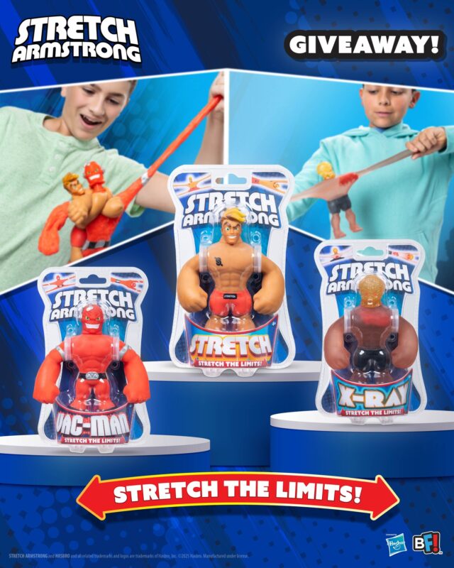 🚨 HE’S BAAACK! 🚨 Stretch Armstrong just got a MAJOR glow-up — new IG, new TikTok, and a brand-new LOOK 💪

To celebrate the comeback, we’re giving YOU the chance to win the ultimate Stretch lineup — yep, that includes the mighty VAC Man and the see-thru legend, X-RAY! 🔥

Here’s how to enter:

Follow @StretchArmstrongOfficial on Instagram
Follow StretchArmstrongToys on TikTok
Comment "DONE 💪" below when you’ve followed both!

*Giveaway ends September 10th! Winner will be notified via DM. 📬
#StretchArmstrong #Giveaway #StretchTheLimits #Nostalgia #Toys