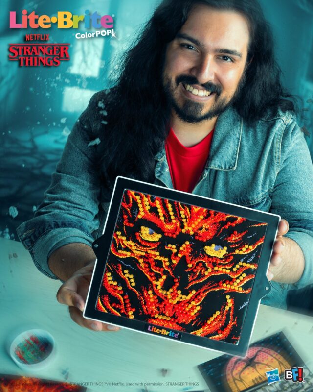 Vecna has taken over Hawkins… and now your Lite-Brite.🔥 Lite-Brite x Stranger Things ColorPOP! brings the Upside Down to life in glowing detail⚡