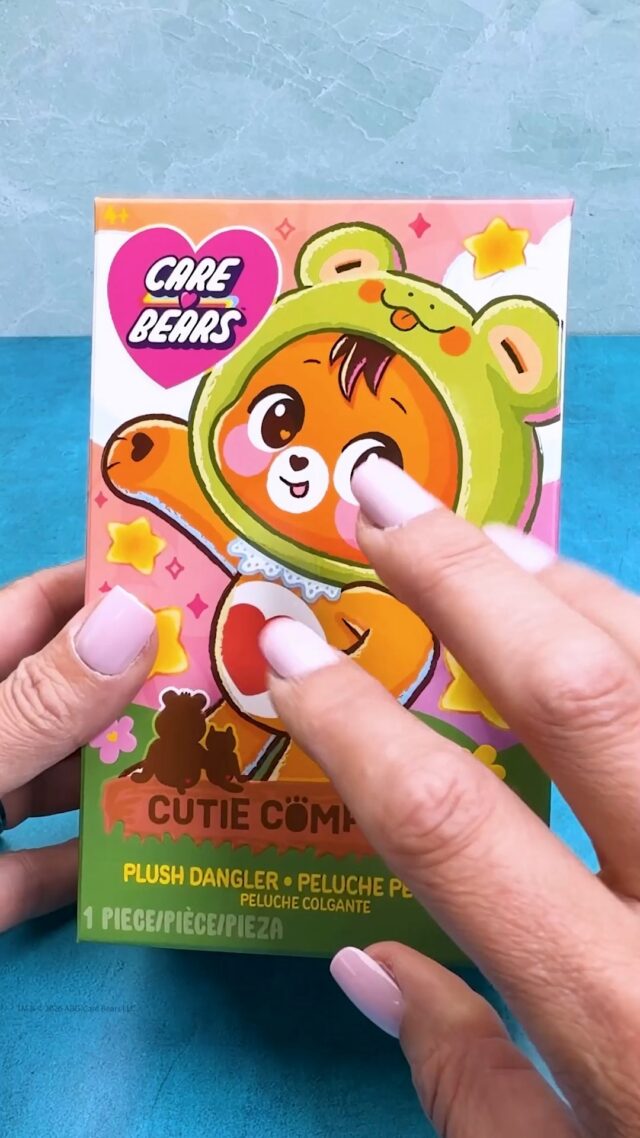 The tiny hood reveal gets me every time @carebears #CareBears #CutieCompanions #Unboxing #CareBearsTok #CuteCollectibles