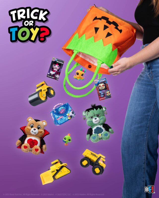 Celebrate spooky season with the treats that last longer than candy — TOYS! 🕸✨