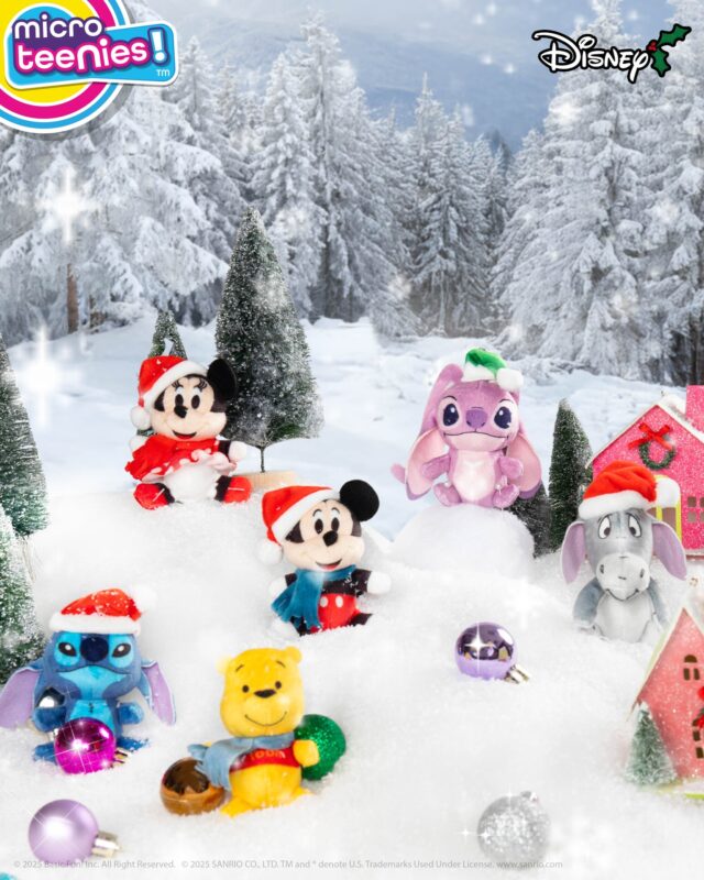 Celebrate the magic of the holidays with your fave characters ✨ now in Micro Teenies size! Tiny, collectible, and full of festive fun ⛄🎁 Available at @Walmart 🛒