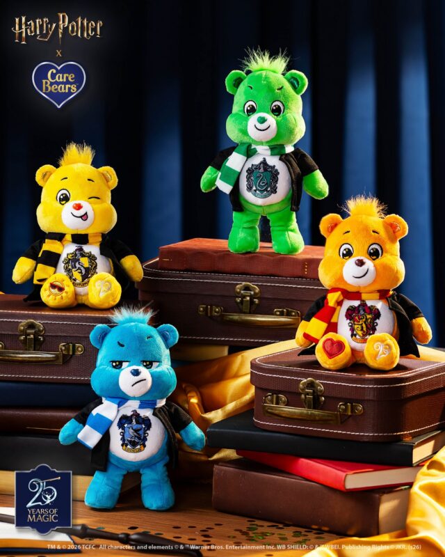 Welcome to Hogwarts! ⚡️🪄

Celebrating 25 Years of Magic, the Harry Potter x Care Bears 8” plushies are here to collect. 🧸✨

Which House is yours? 💛🧡💚💙 

Find these cuties now on @amazon!