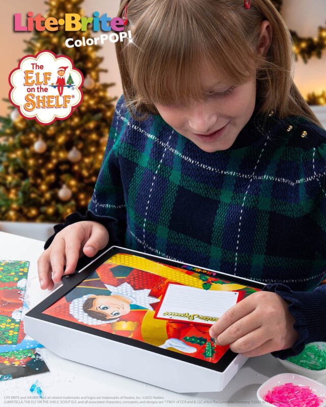 Celebrate 20 years of Scout Elf magic with the Lite-Brite ColorPOP Edition! 💡🎄