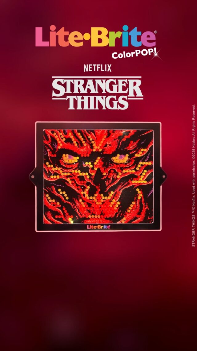 You know what would be totally tubular? 💡 A Lite-Brite ColorPop Stranger Things Edition!