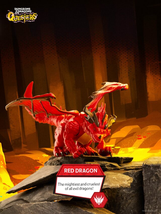 BEWARE. The Red Dragon has awakened. 🔥

Meet the Red Dragon, a powerfully cruel, fire-breathing Monster and one of the most feared dragons.

Now this legendary Monster arrives in DUNGEONS & DRAGONS Questers™ Dragon Egg Capsules. Inside every egg, you’ll discover a buildable dragon, Monster Card, Quest Starter, d20 die, and collectible stickers to kick off your next adventure.

Crack open the egg. Build the dragon. Face the fire. 🐲

Would YOUR Adventurers dare to face the Red Dragon? Drop a 🔥 if you’re brave enough.

🎯 Find the Dragon Egg Capsules at Target!
📦 Also available now on Amazon!

#DnD #DungeonsandDragons #Questers #MyFirstQuest #RedDragon TargetFinds