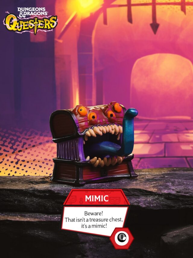 It’s just a treasure chest. Totally harmless. Definitely.👀

A shape-shifting Creature that disguises itself as ordinary objects and waits, patiently, for an unsuspecting Adventurer.

The iconic Mimic joins DUNGEONS & DRAGONS Questers™

Would you open the chest?👇 Be honest.

🎯Available NOW at Target
#DnD #DungeonsandDragons #Questers #MyFirstQuest #Mimic #TargetFinds
