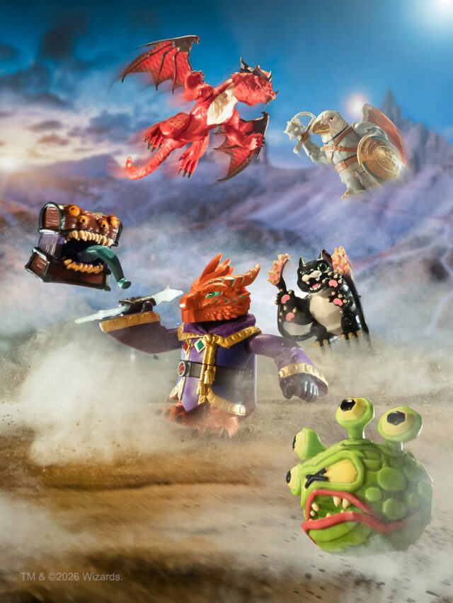 ⚔️ Bringing D&D into the hands of today’s young adventurers through collectible action figures!

A fearless Adventurer. A soaring Monster. A sneaky Mimic. A Displacer Beast on the loose. 👀
 
The only question is...
Who’s joining your party? ⚔️
 
Tell us in the comments below!
 
Follow @dndquesters for more quests, collectible reveals, and adventures to come. 🐉✨
🎯 Now available at Target 
📦 Also available now on Amazon.
 
#DnD #DungeonsandDragons #Questers #MyFirstQuest #TargetFinds
 
 
 
 
 
 
TM & ©2026 Wizards of the Coast